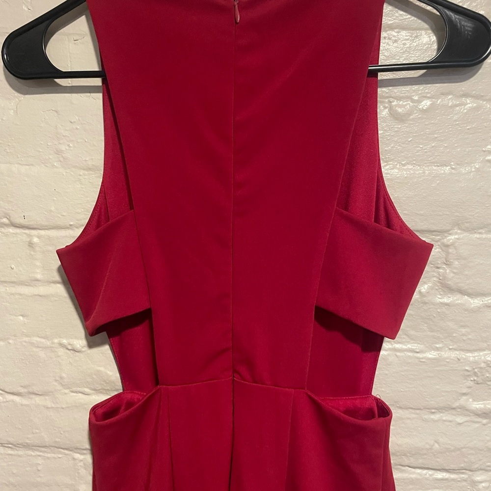 Deep red cut out dress - Picture 5 of 5